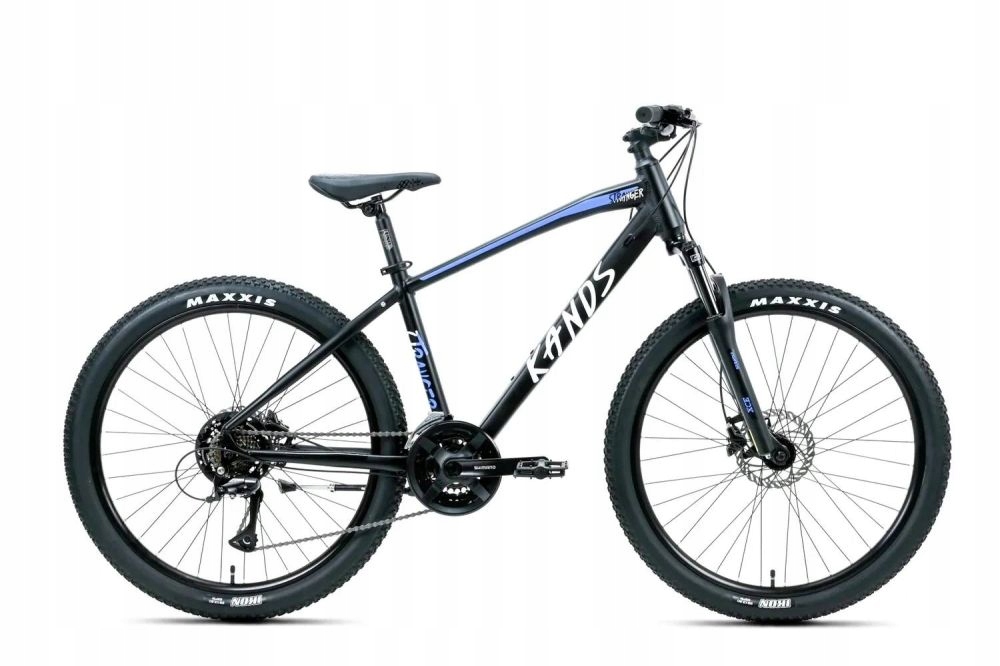 Młodzieżowy rower na kołach 26" Kands Stranger czarno niebieski rama 16"