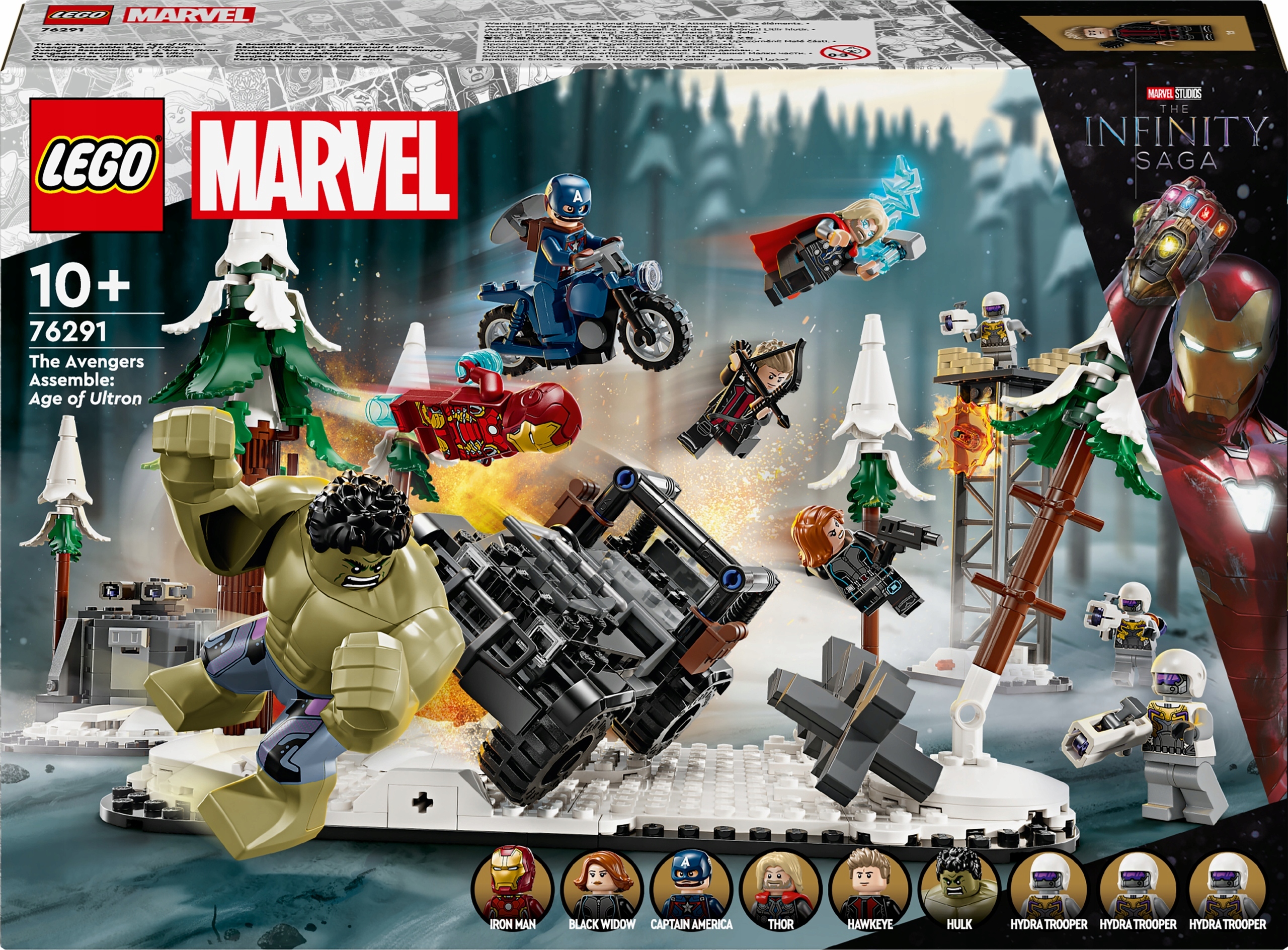 Lego 76291 Marvel Heroes Avengers: Ultronův čas