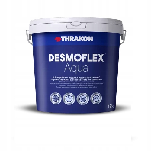 Membrana Płynna Poliuretanowa Uszczelniacz Desmoflex Aqua Biała 12 Kg