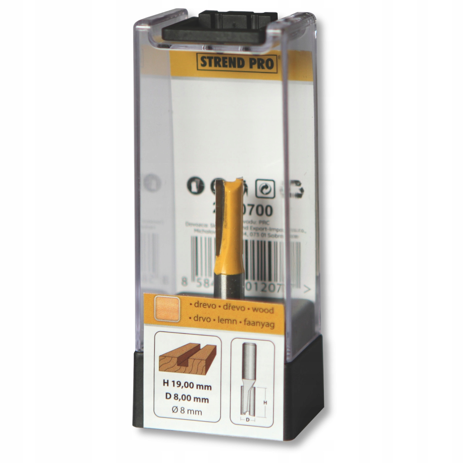 FREZ DO DREWNA ROWKUJĄCY DWUPŁYTKOWY TRZPIEŃ 8mm Marka Strend Pro