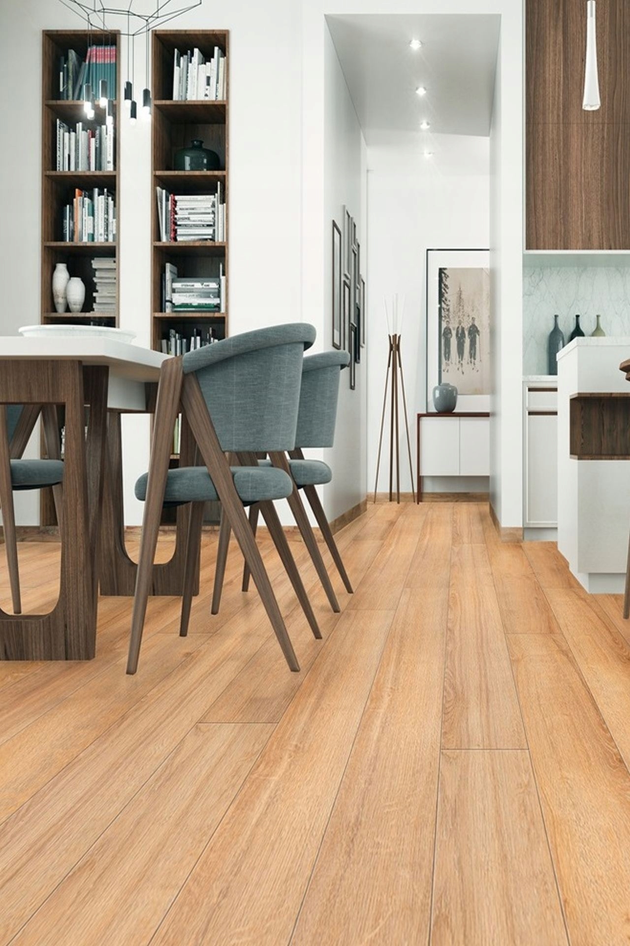 Panele podłogowe DE LUX DĄB CALIFORNIA 471 1,65m Struktura synchroniczna