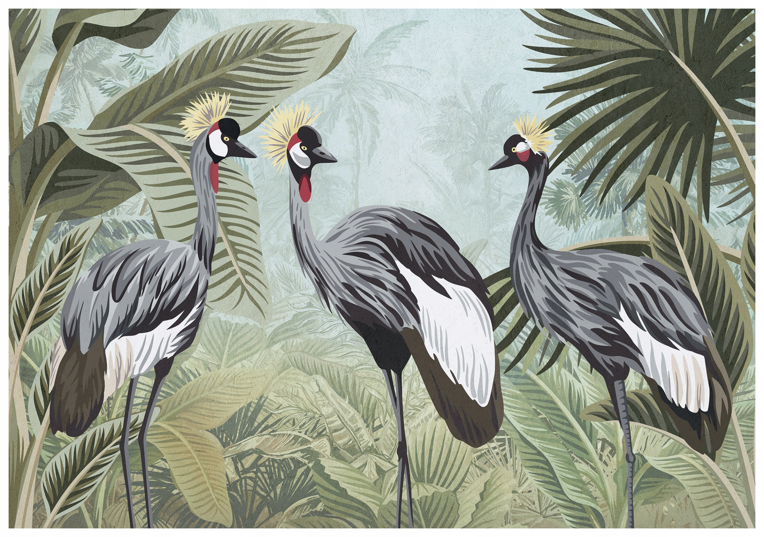 Fototapeta Lesní symfonie Ptačí zahrada Listy Zlatý pták 520x318 vinyl lepidlo