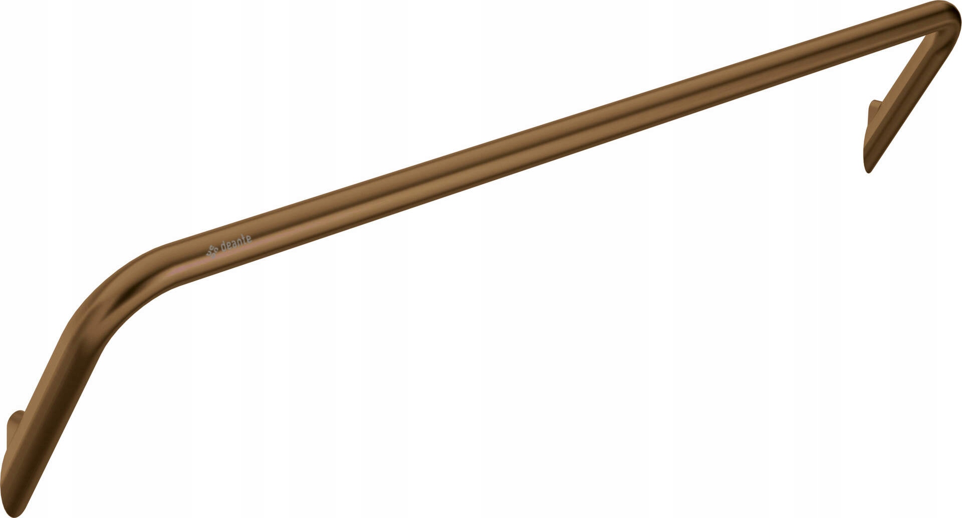 Mosadzný nástenný vešiak na uterák Bronz brúsený, 616 x 113 mm