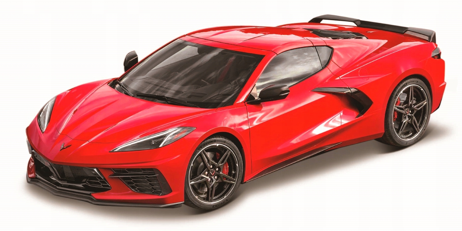 Maisto Chevrolet Corvette Stingray 2020 červená 1:18