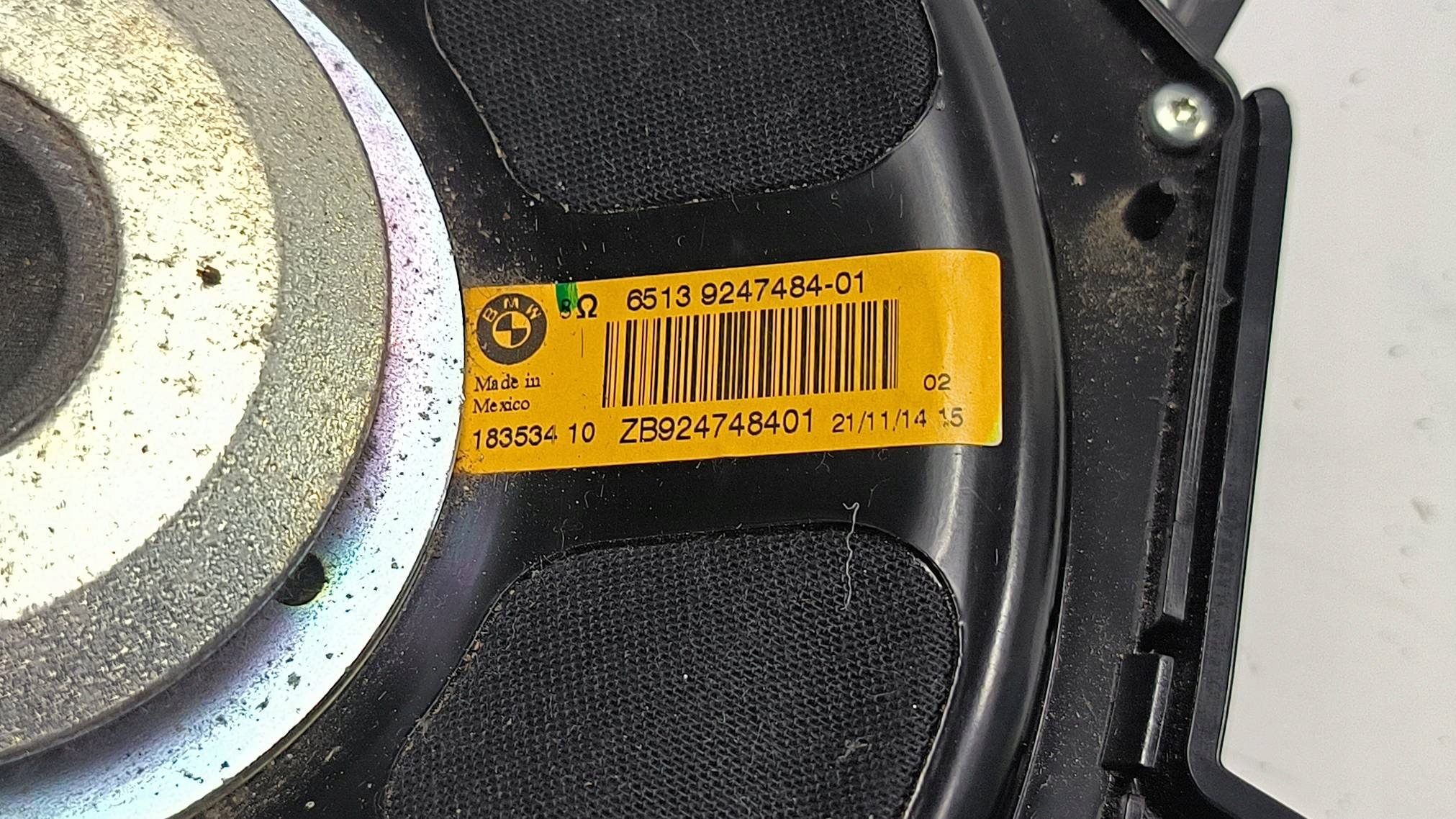 speaker NISKOTONOWY 9247484 BMW X6 F16