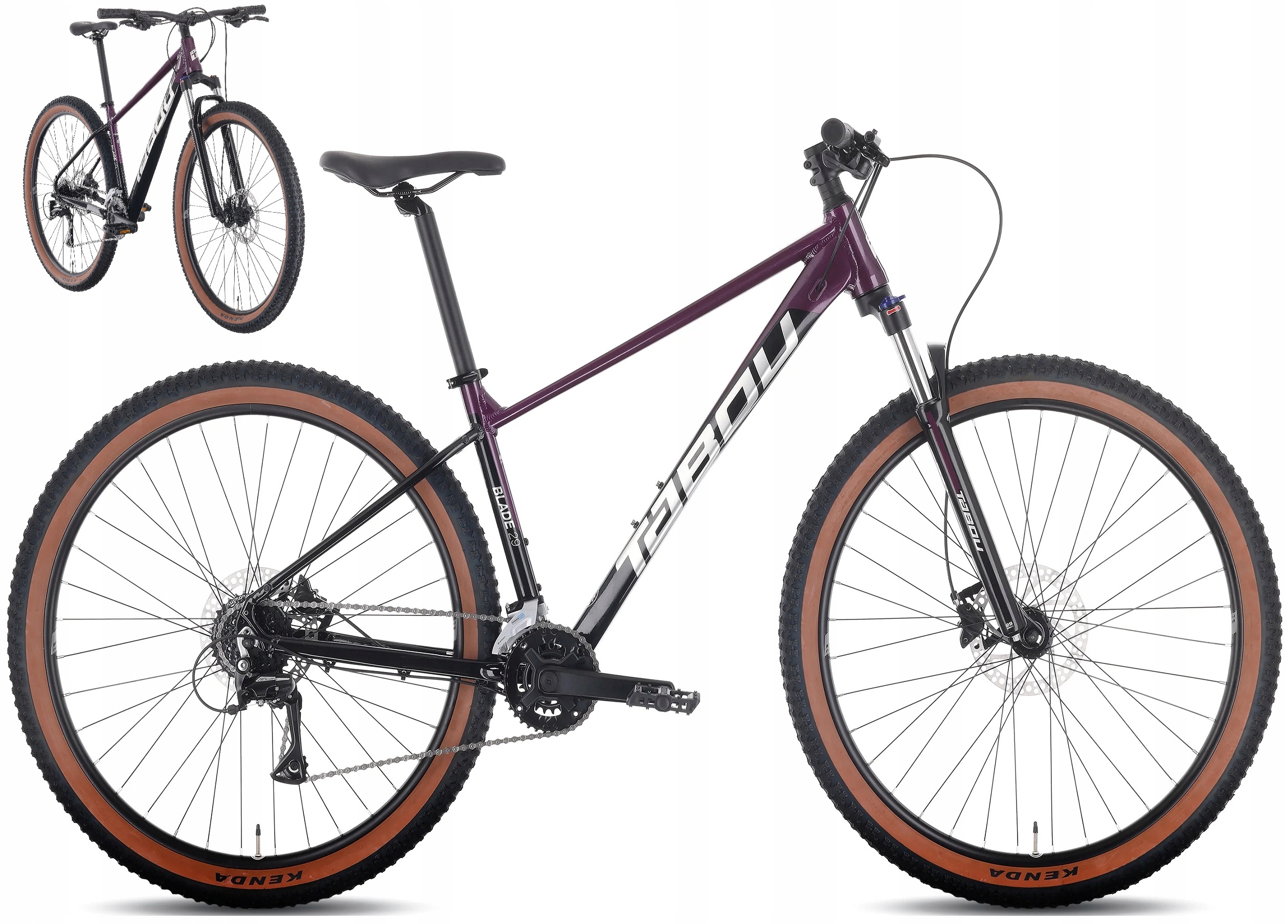 Rower Mtb Tabou Blade 2 29" M 17" black purple