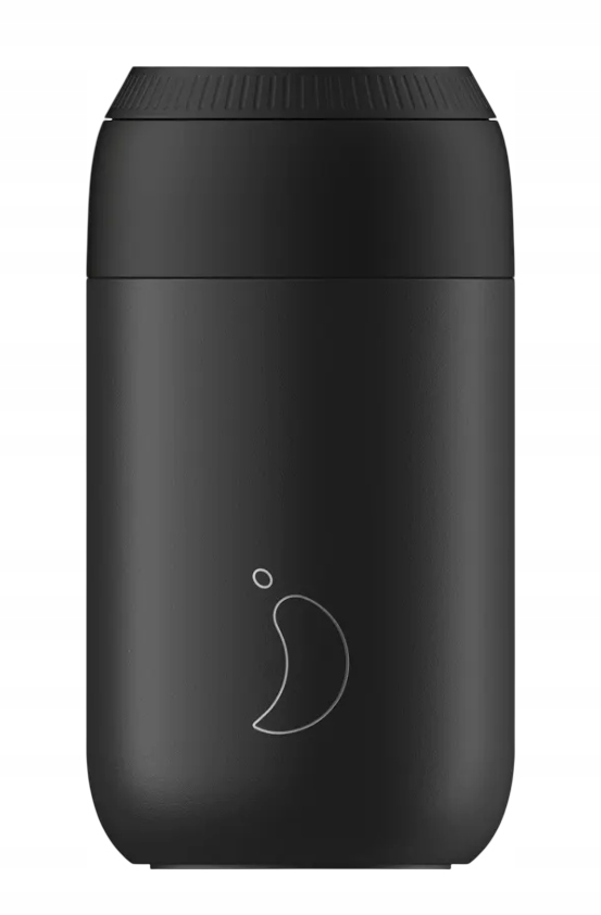 Kubek Termiczny Do Kawy Chilly`s Seria 2 Abyss Czarny 340 ml