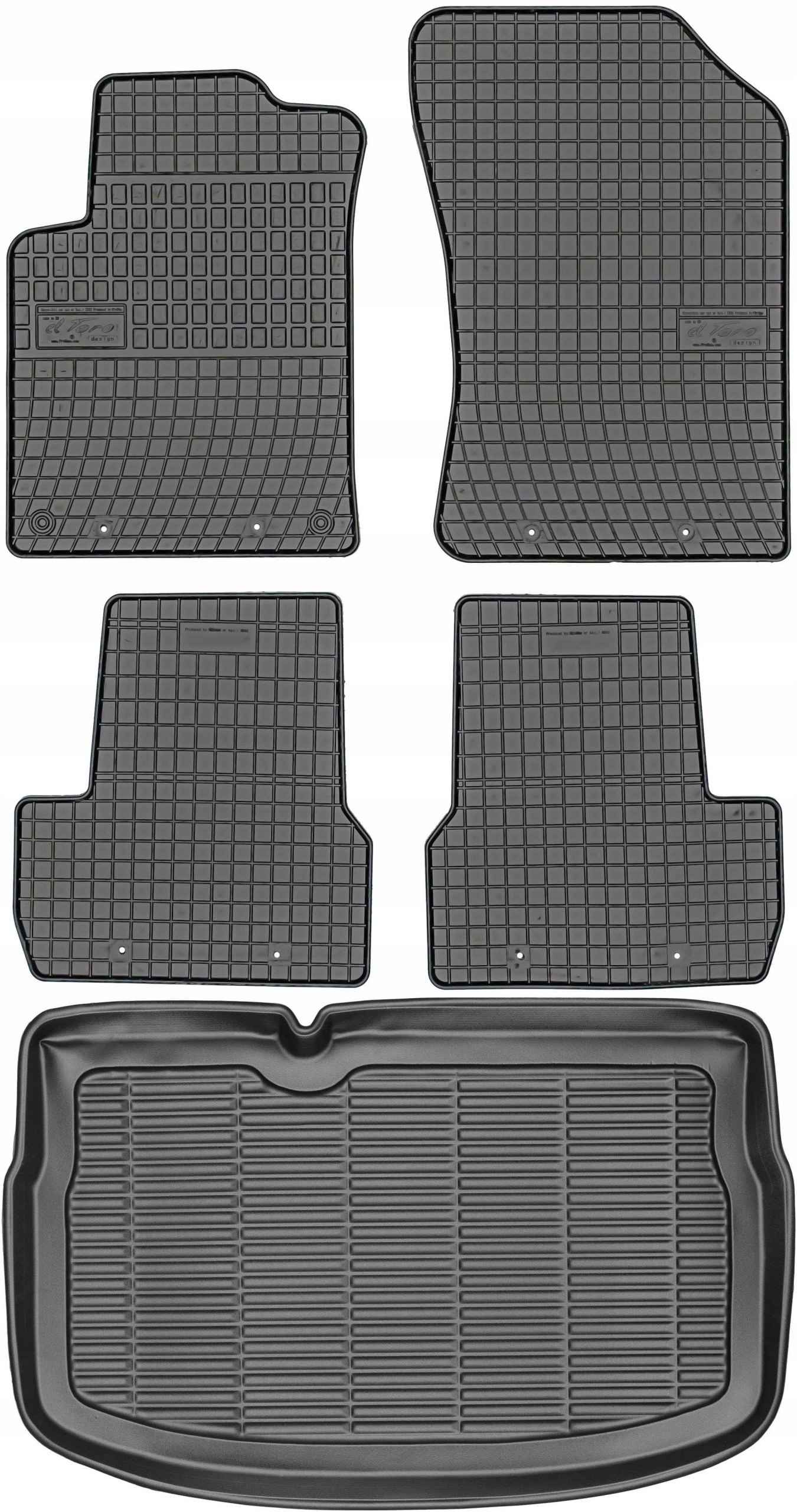 Citroen C3 II Hb 10-16 Gumové stierače rohož batožinového priestoru