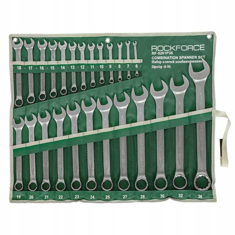 

Klucze Płasko- Oczkowe Zestaw Kluczy 25 El 6-36MM