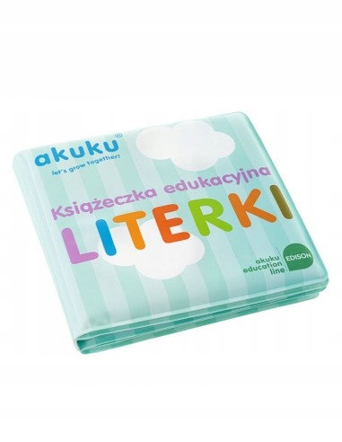 

Akuku książeczka do kąpieli miękka Literki 6m+