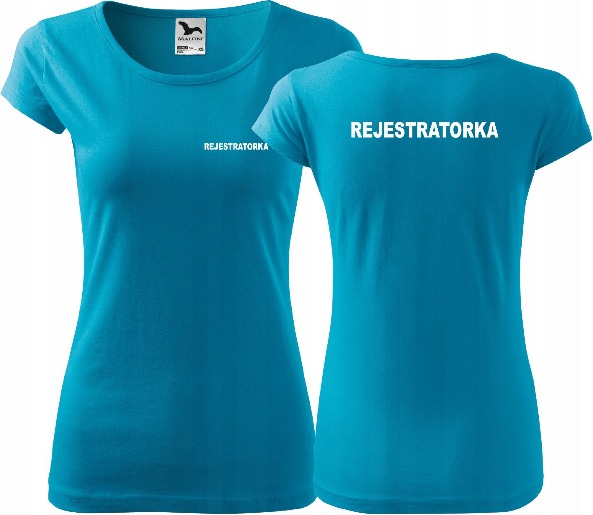 

Koszulka medyczna Pure nadruk Rejestratorka r. S