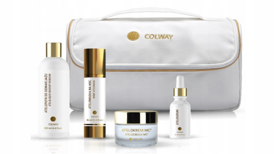Colway zlatý set atelo krém sérum voda tekutina