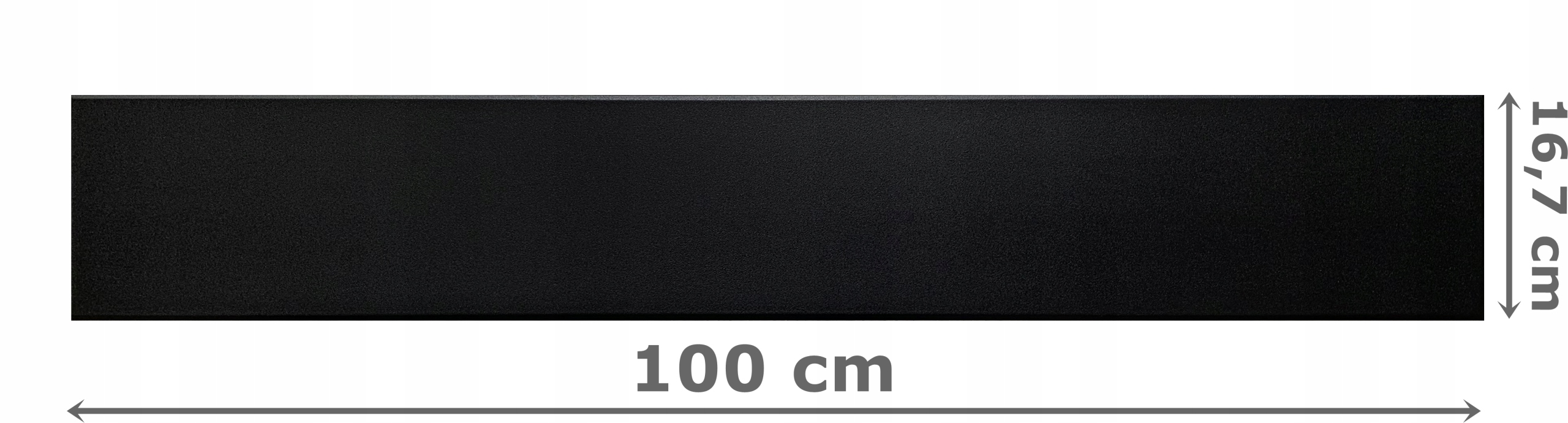 Czarne panele ścienne kasetony sufitowe Pcz 1szt Długość 100 cm