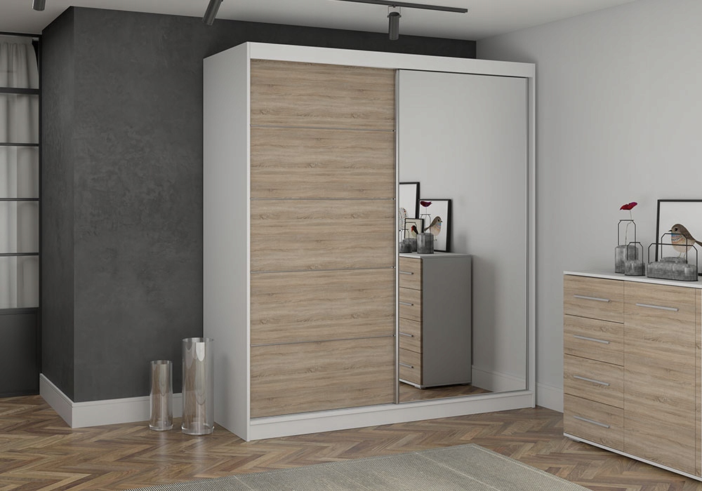 Szafa przesuwna NADIA (160 cm) Szerokość mebla 160 cm