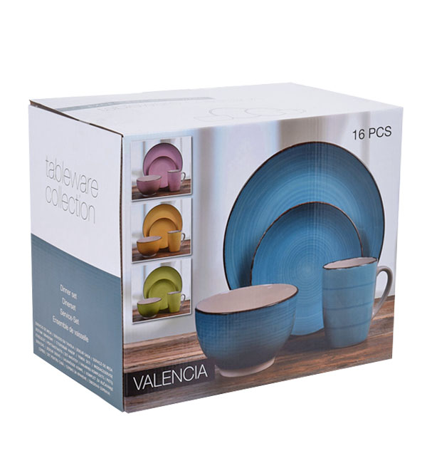 EH SERWIS OBIADOWY 16 EL 4 OS NIEBIESKI CERAMIKA Kod producenta 139113