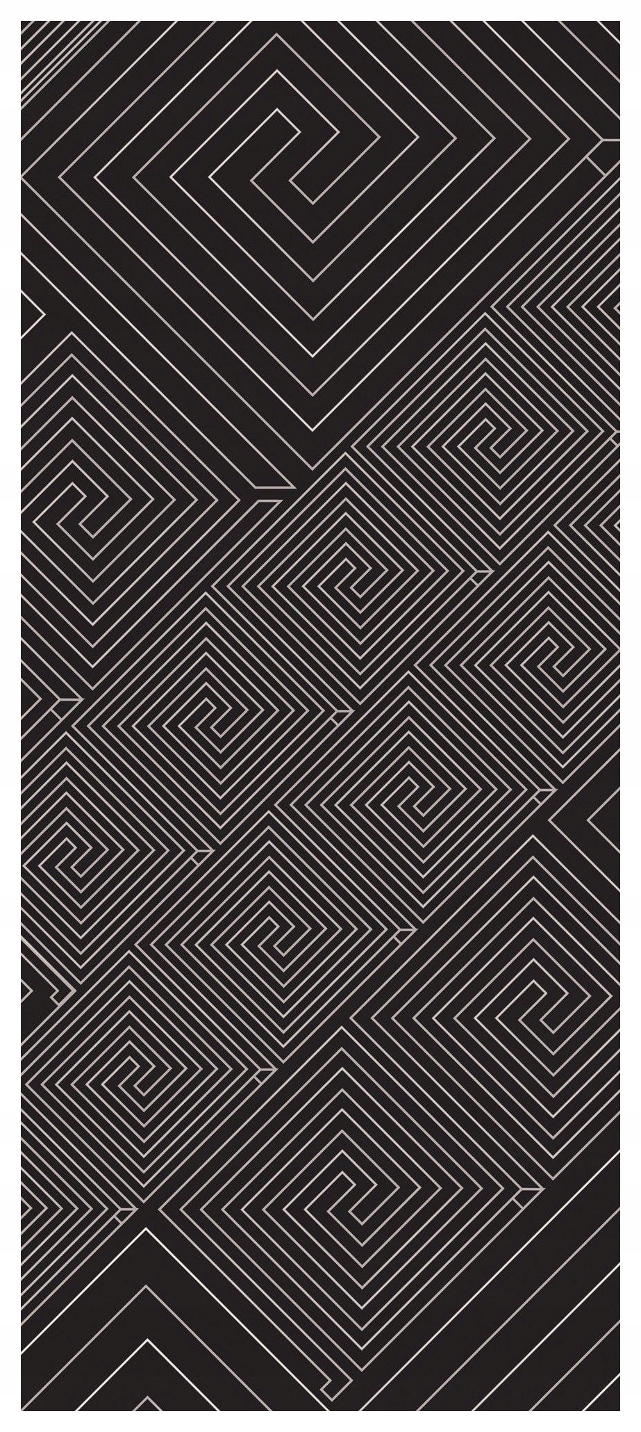 Samolepka Fototapeta Čtvercové spirály abstrakce 91x211 moderní design