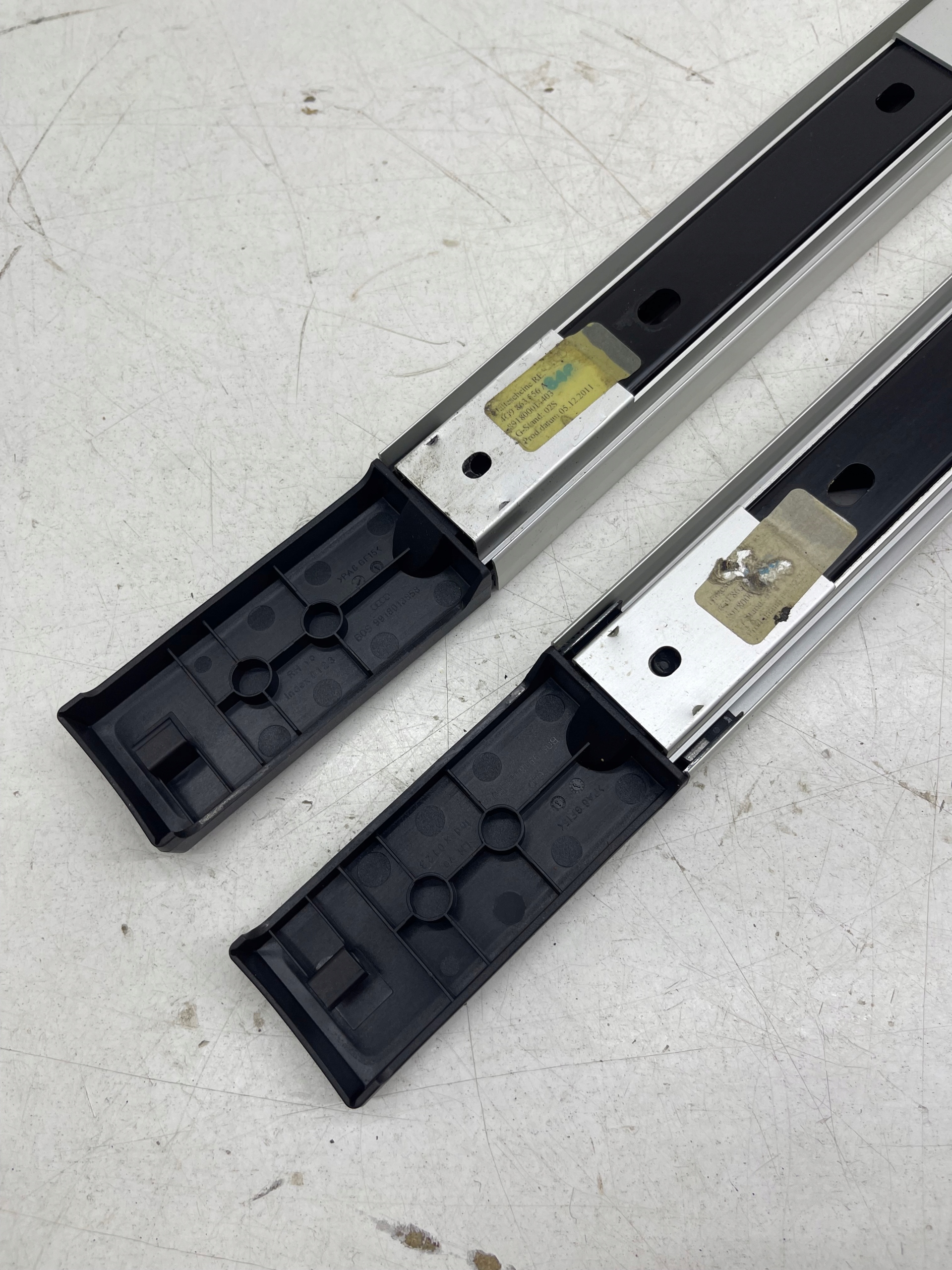AUDI A6 C7 AVANT szyny brackets boot komplet