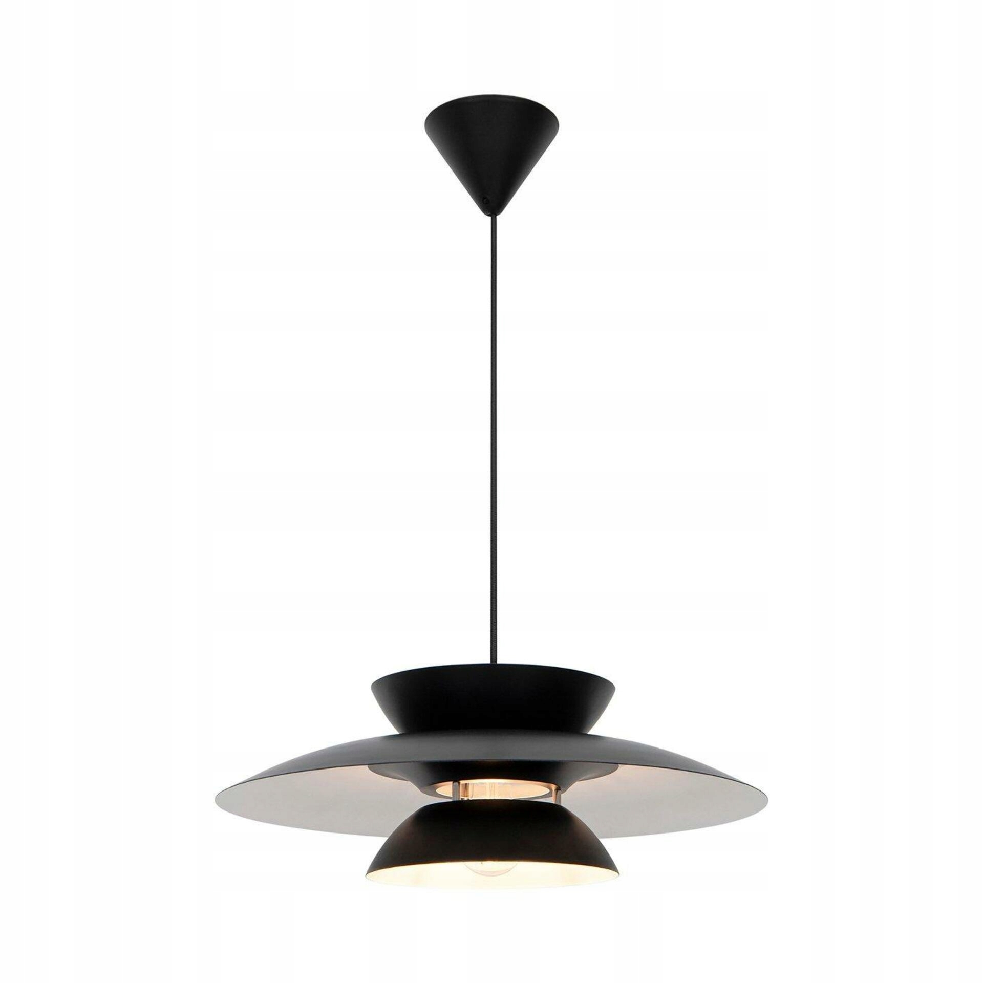 Nordlux Carmen 45 závesné svietidlo čierne, priemer 45 cm, E27, škandinávsky s