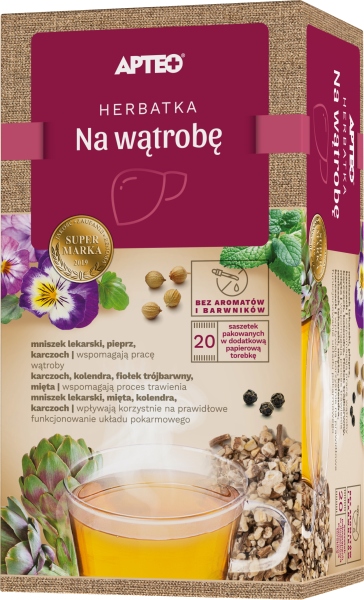 

Herbatka na wątrobę 20 saszetek Apteo Natura