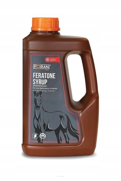 Foran Feratone Syrup zelazo witaminy B krwinki wydolnosc dla koni horse 1 L