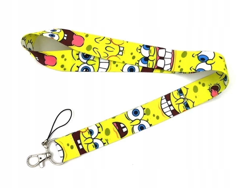 Поводок для ключей, мобильный телефон, флеш-карта СПАНЧ боб