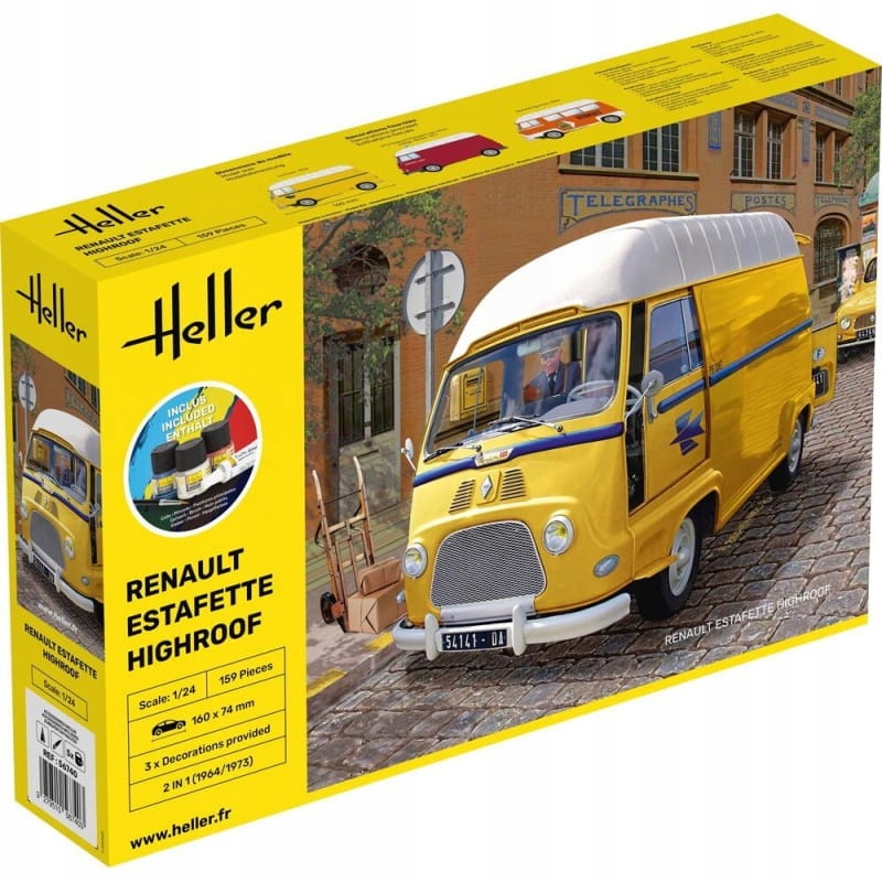 Heller 56740 Starter Kit Renault Estafette Highroof 1/24