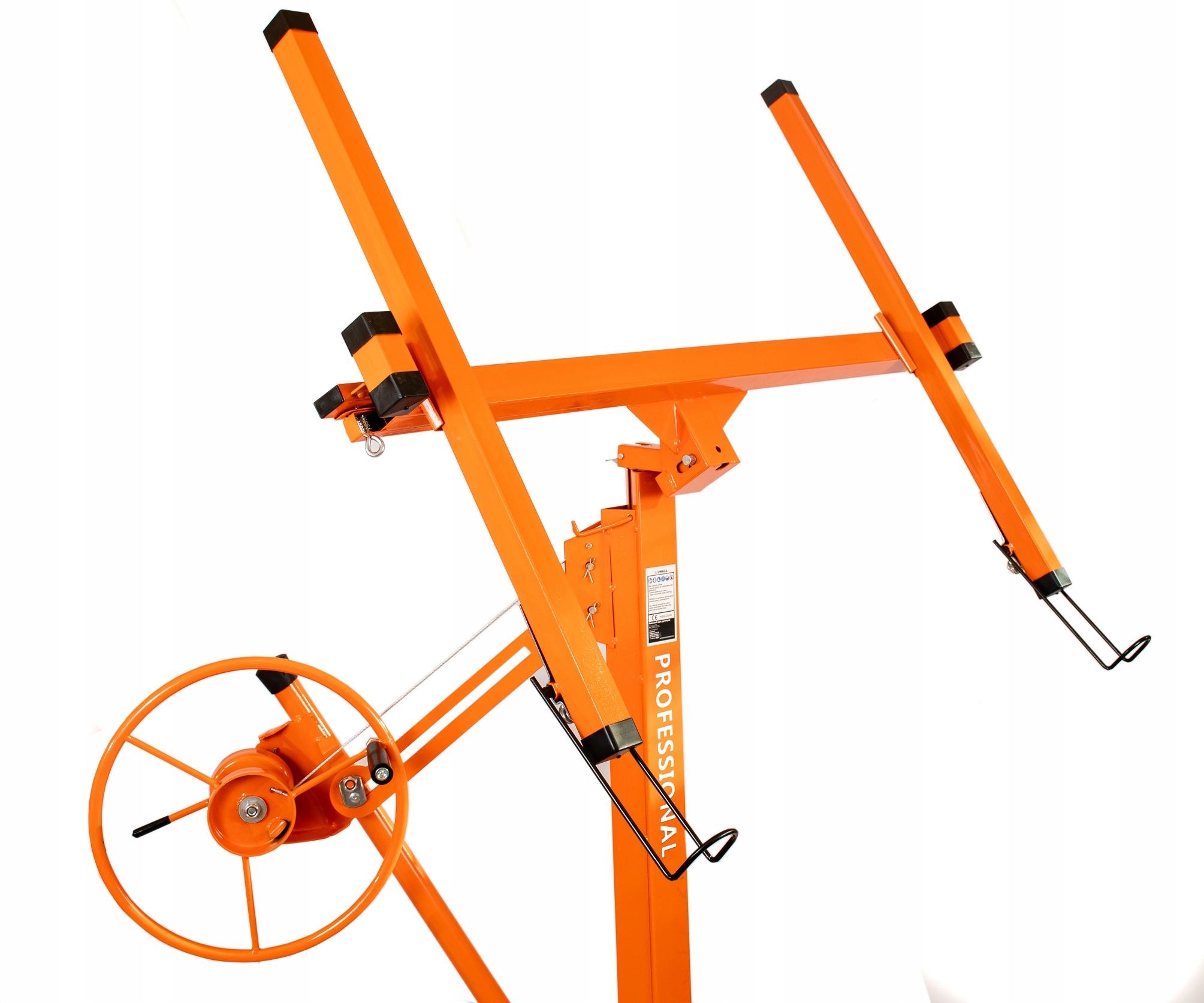 PROFESJONALNA WINDA PODNOŚNIK DO PODNOSZENIA PŁYT OSB KARTONOWO GIPSOWYCH Wysięg 140-350 cm