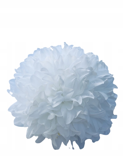 CHRYZANTEMA GŁÓWKA BIAŁY SZTUCZNE KWIATY śr.15 CM