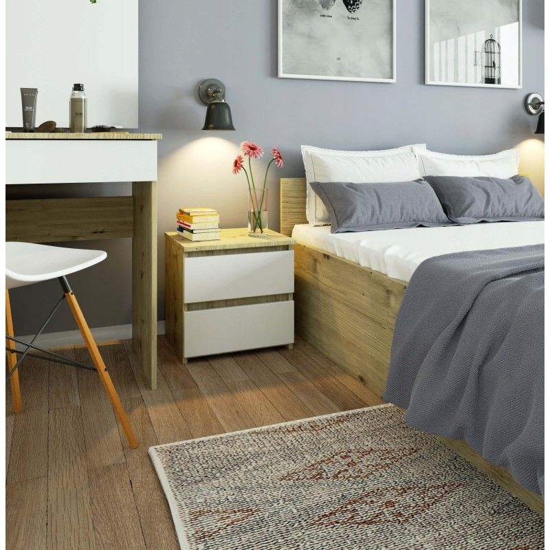 SZAFKA NOCNA do SYPIALNI SALONU POKOJU 40x35x40cm komoda szafka szuflady Marka inna