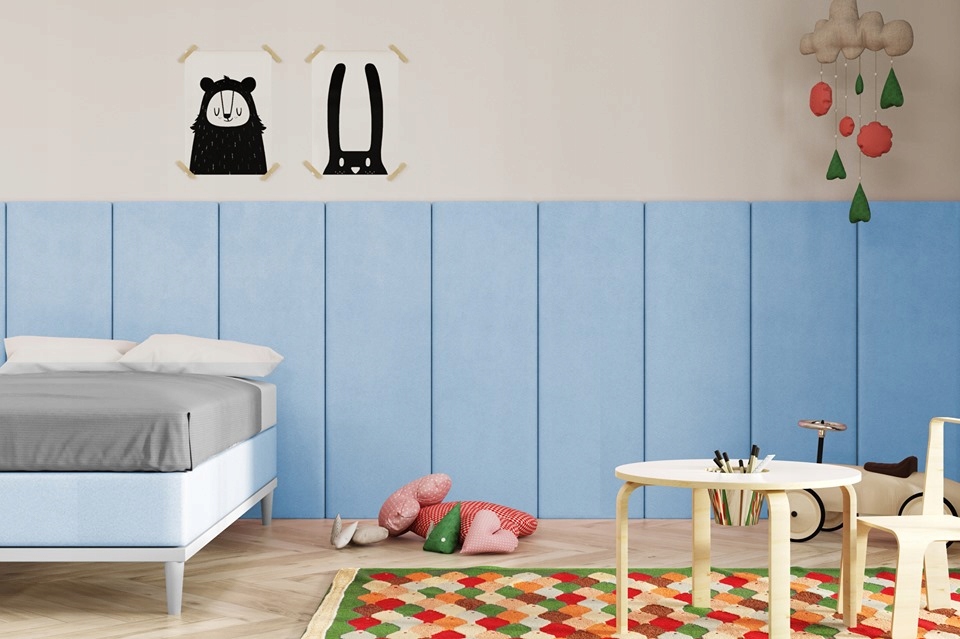 Panele tapicerowane DLA DZIECI 70x30 prostokąt Wysokość mebla 70 cm