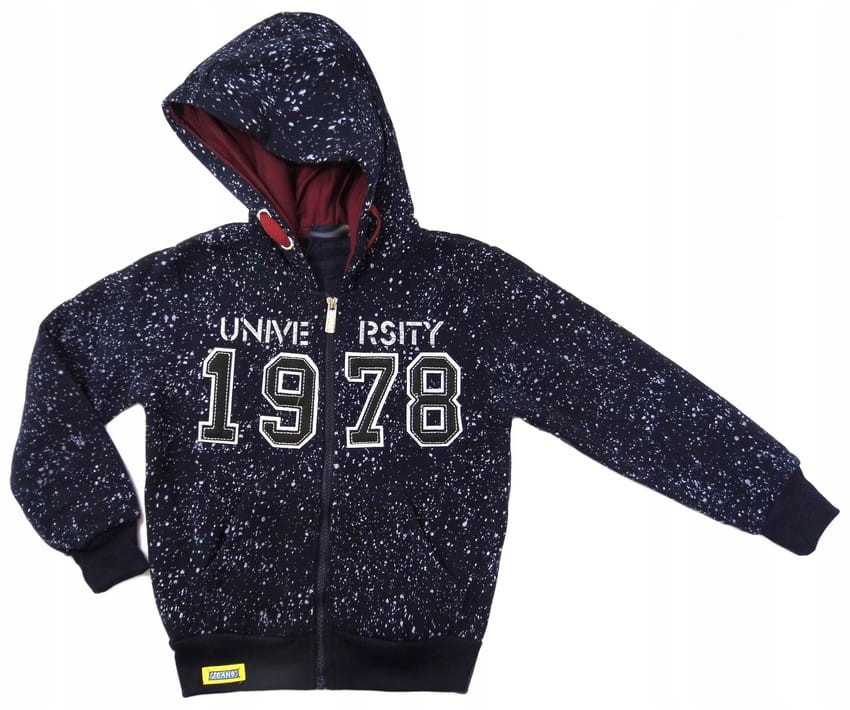 

Ciepła bluza z suwakiem L13 University 4Y granat