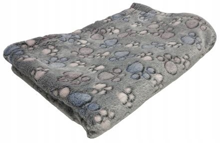 Levně Fleecová Deka S Tmavými Tlapkami 100 x 70 cm