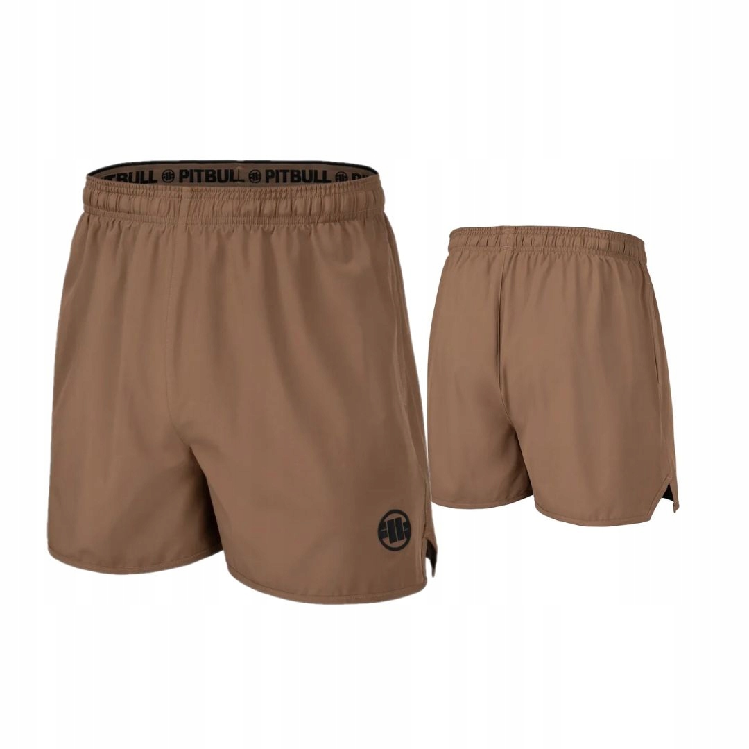 Pitbull Męskie Spodenki Sportowe Performance Pro Small Logo 2 Piaskowe XXL