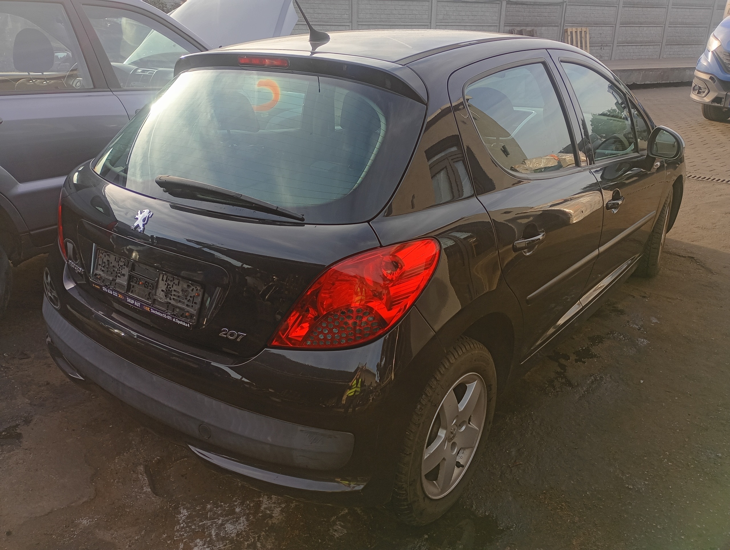 light right rear rear part Peugeot 207 06-13