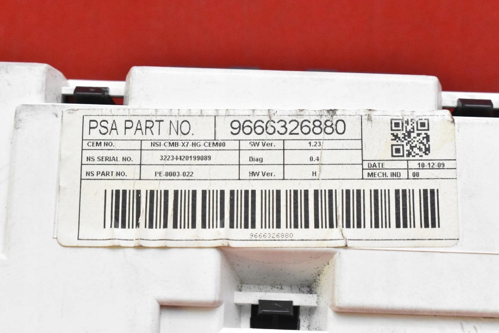 dials dials EU 9666326880 CITROEN C5 2 II 2.0 HDI 163 KM 08-17