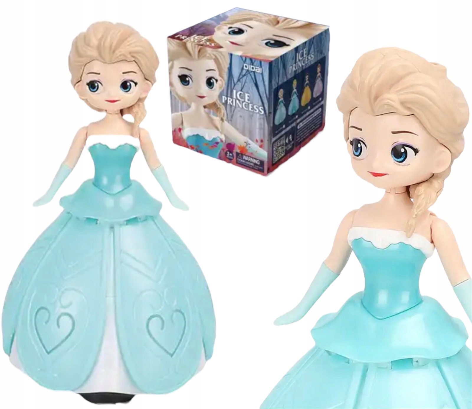 INTERAKTYWNA LALKA ELZA TAŃCZY ŚPIEWA ŚWIECI ELSA MUZYKA KRAINA LODU