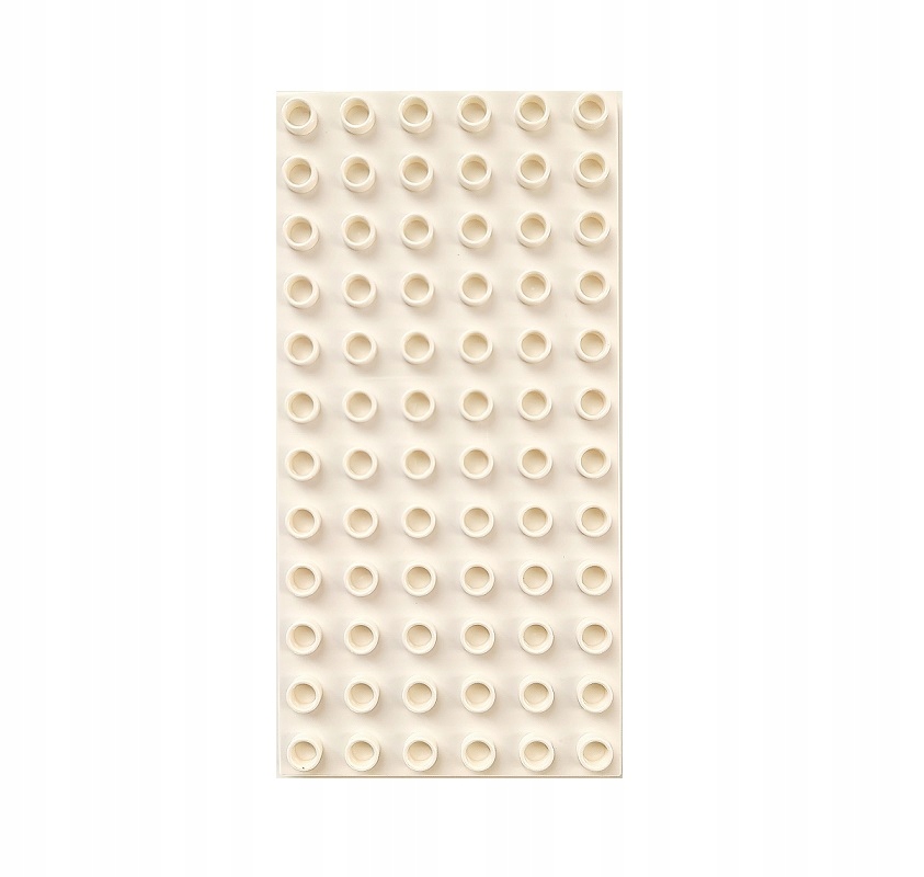 

Płytka 12x6 pin biała pasuje do Duplo