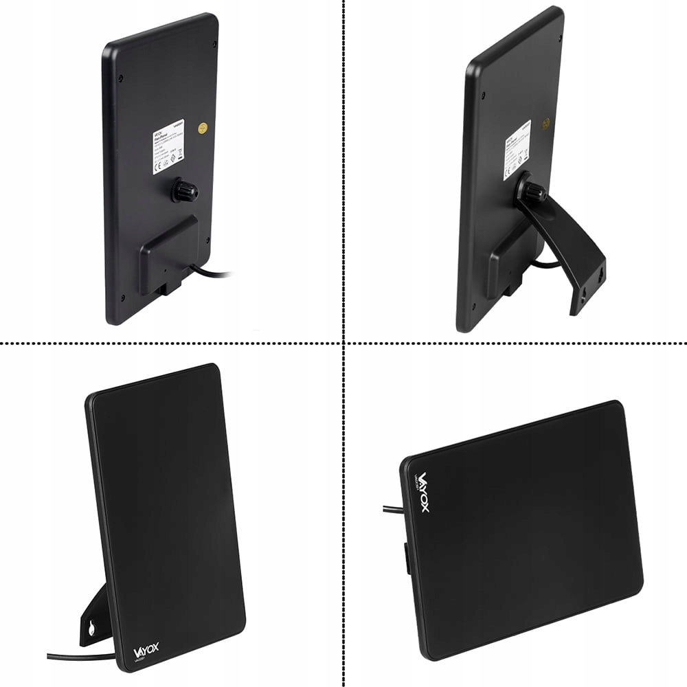 Antena telewizji naziemnej DVB-T2 pokojowa aktywna zasilacz Filtr LTE Model VA0091