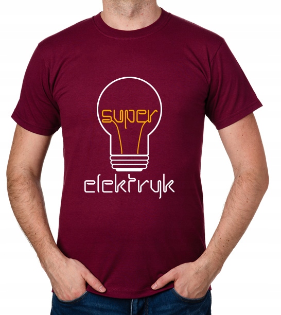 

koszulka Super Elektryk Elektryka Pomysł prezent