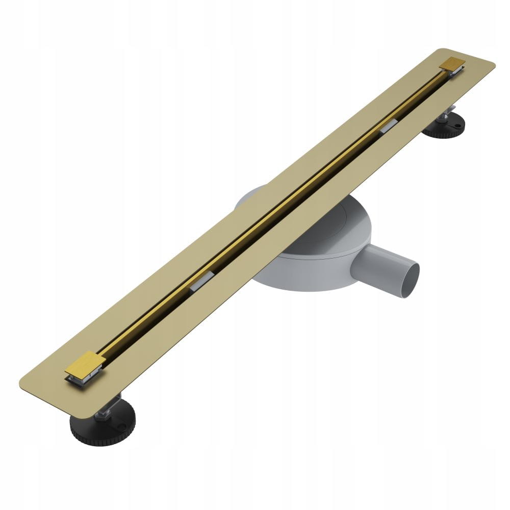 Proline 70 cm zlatý lineárny odtok pod dosku z ocele Gamma