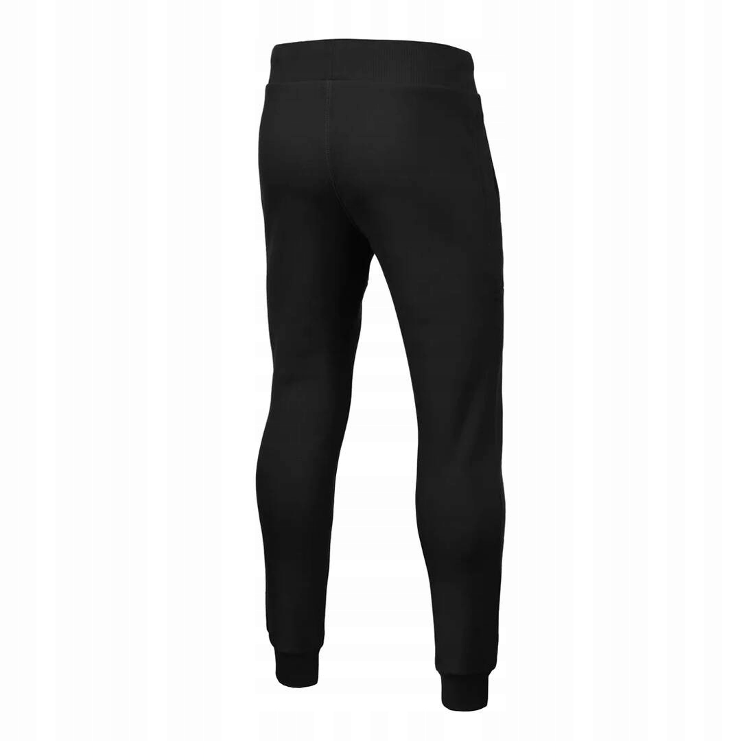 Spodnie dresowe bawełniane męskie Pit Bull New Hilltop Czarne r. M Kolor czarny