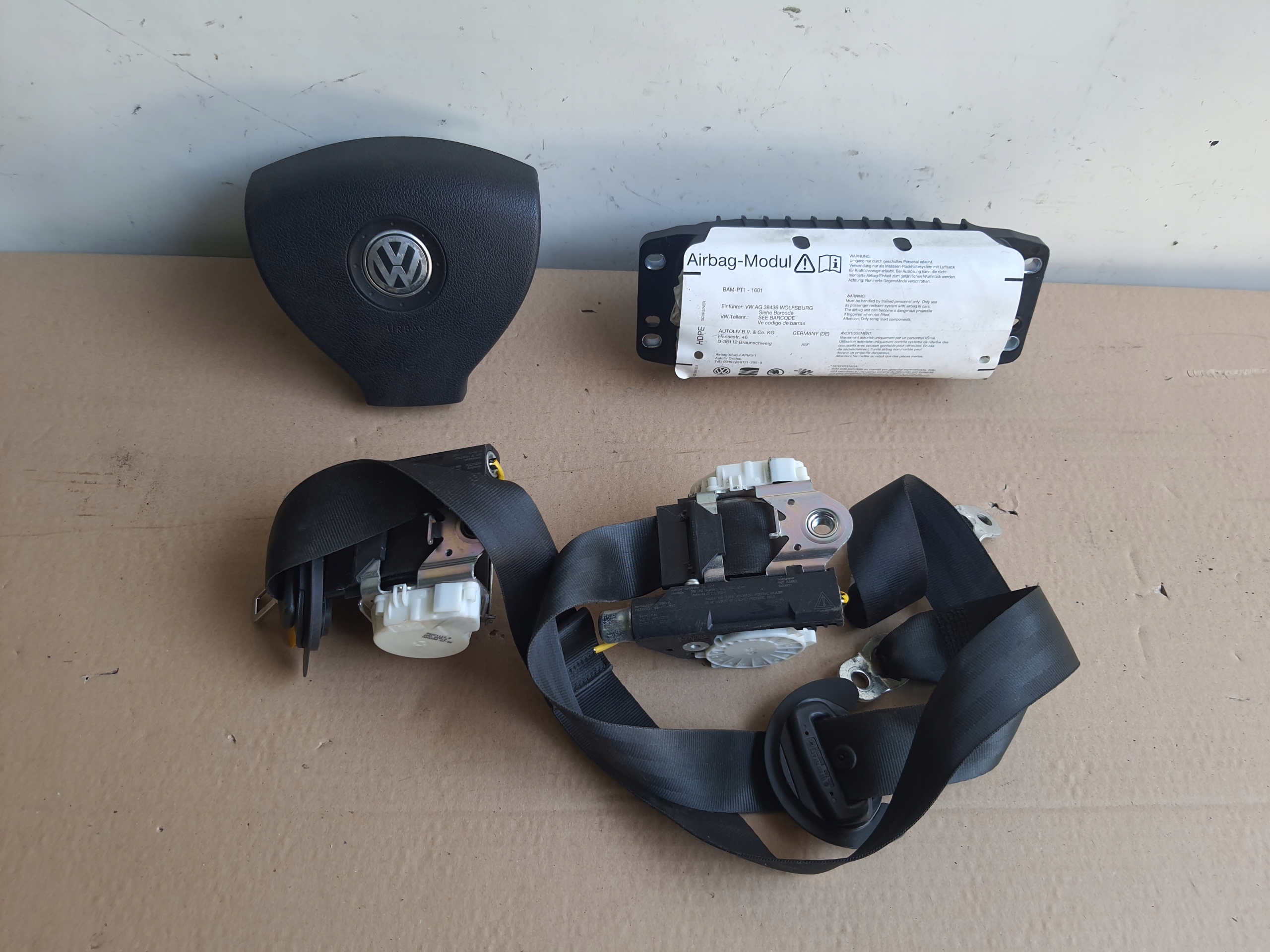 VOLKSWAGEN TIGUAN И 5N0 08-11 ПОДУШКА БЕЗОПАСНОСТИ КОМПЛЕКТ