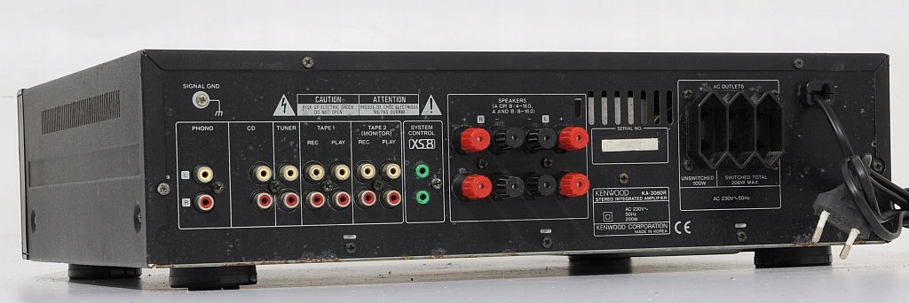 KENWOOD KA-3080R FIRMOWY WZMACNIACZ STEREO ! Liczba kanałów 2