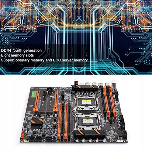 Płyta Główna X99 Dual Socket DDR4 NVMe M.2 SATA3.0 ATX ASHATA — miniatura 2