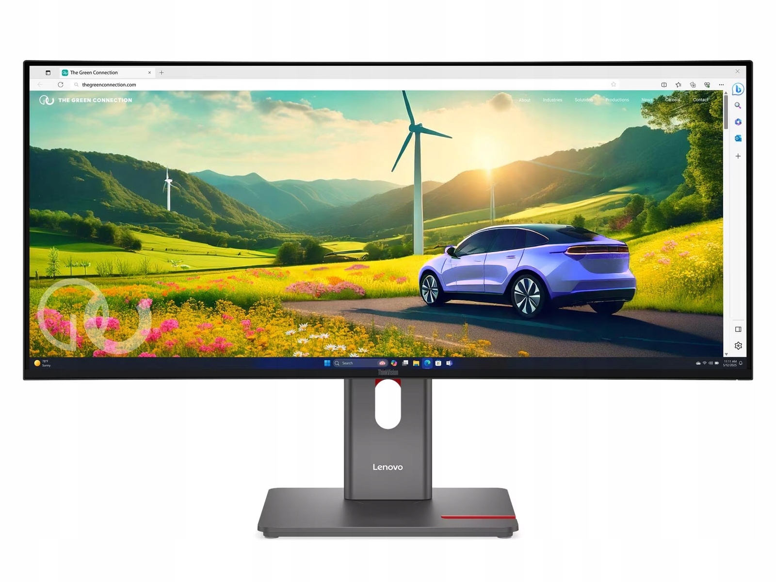 Led Monitor Lenovo ThinkVision P34WD-40 34" 3440 x 1440 px Ips Pls