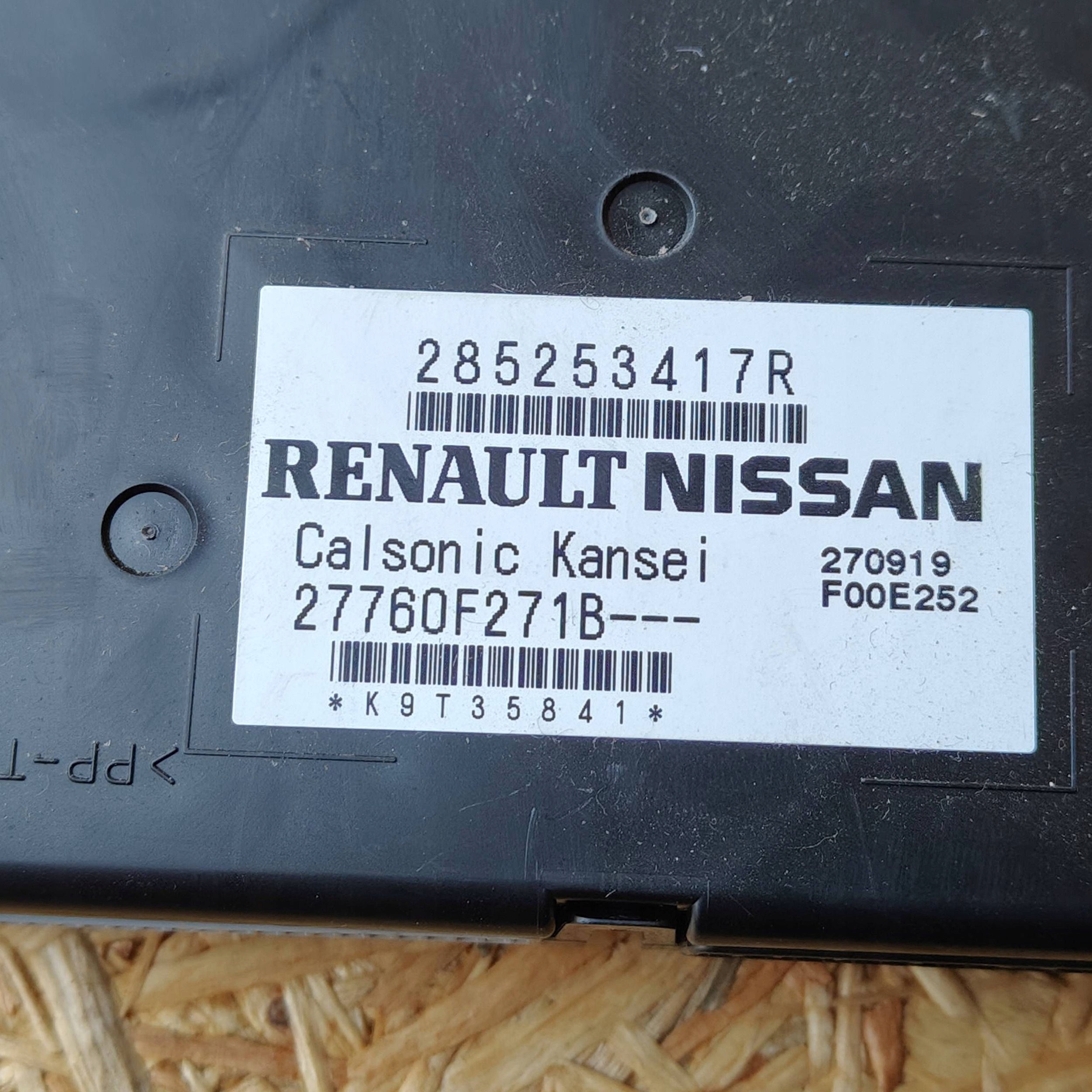 Bedienteil klimaanlage Renault Clio V 285253417R