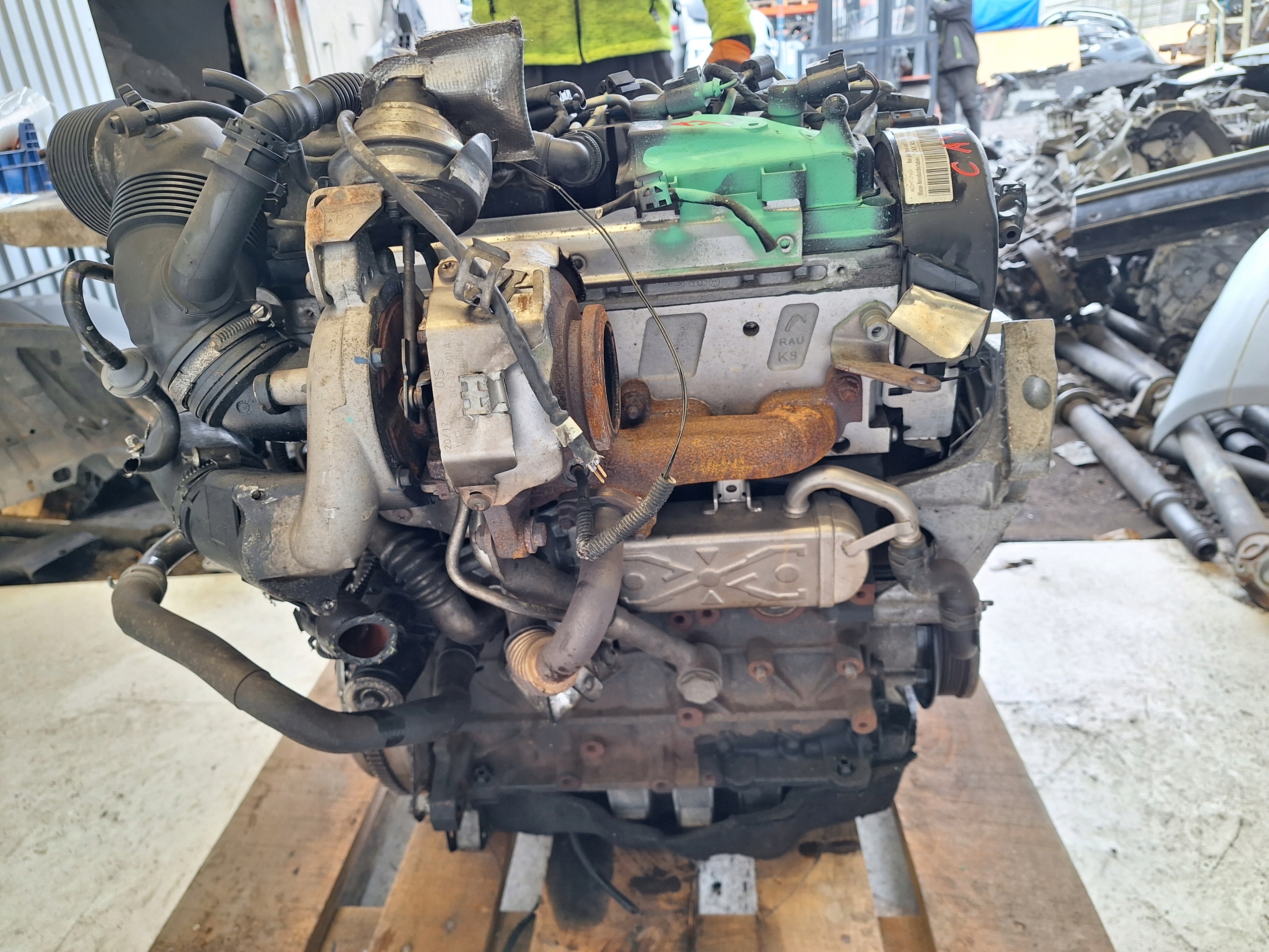 VOLKSWAGEN SEAT SKODA AUDI engine 1.6 TDI CAY 105KM