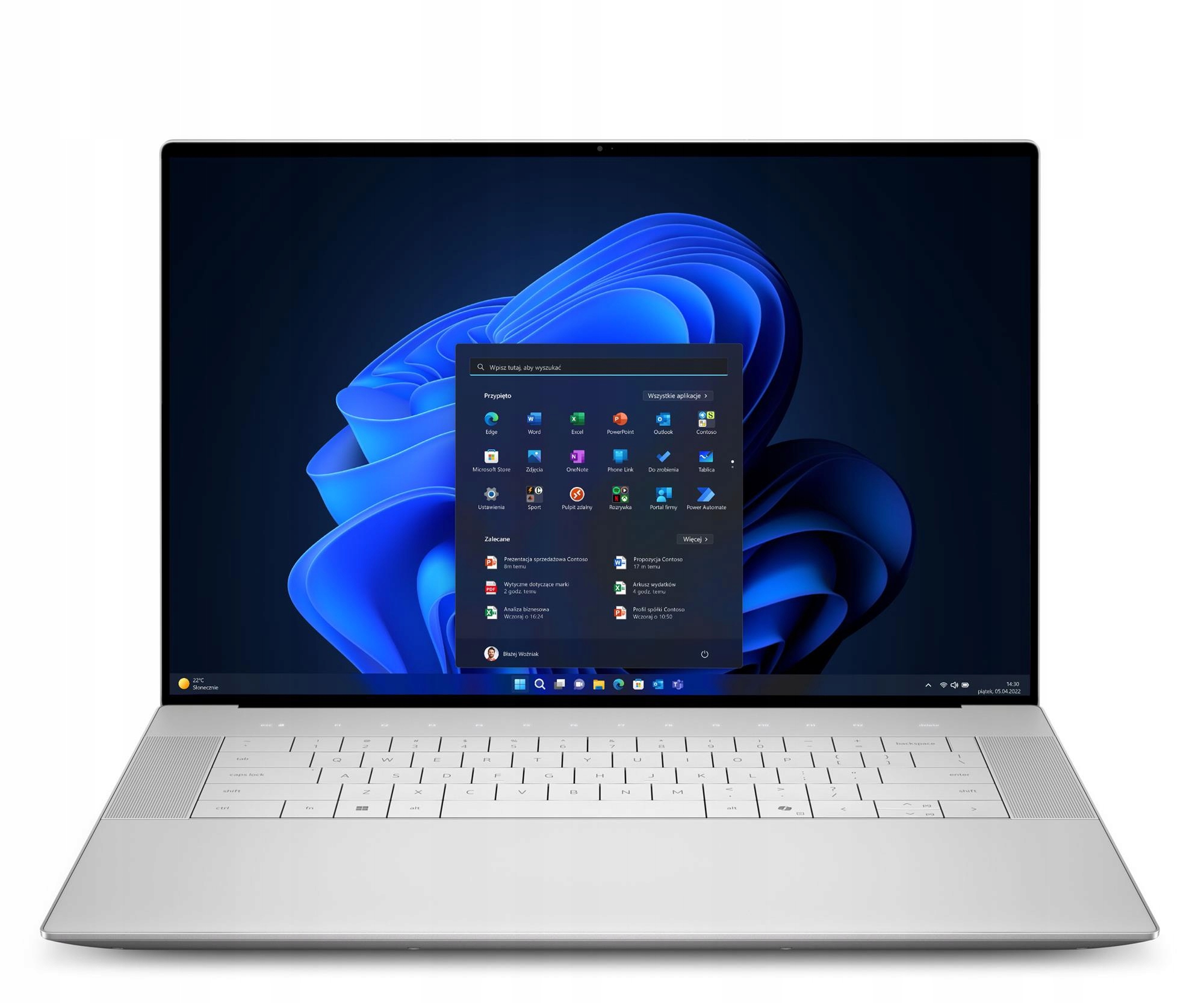 Laptop 16,3" Dell 16 Premium Ultra 7-255H 16GB 1TB Win11P RTX5050