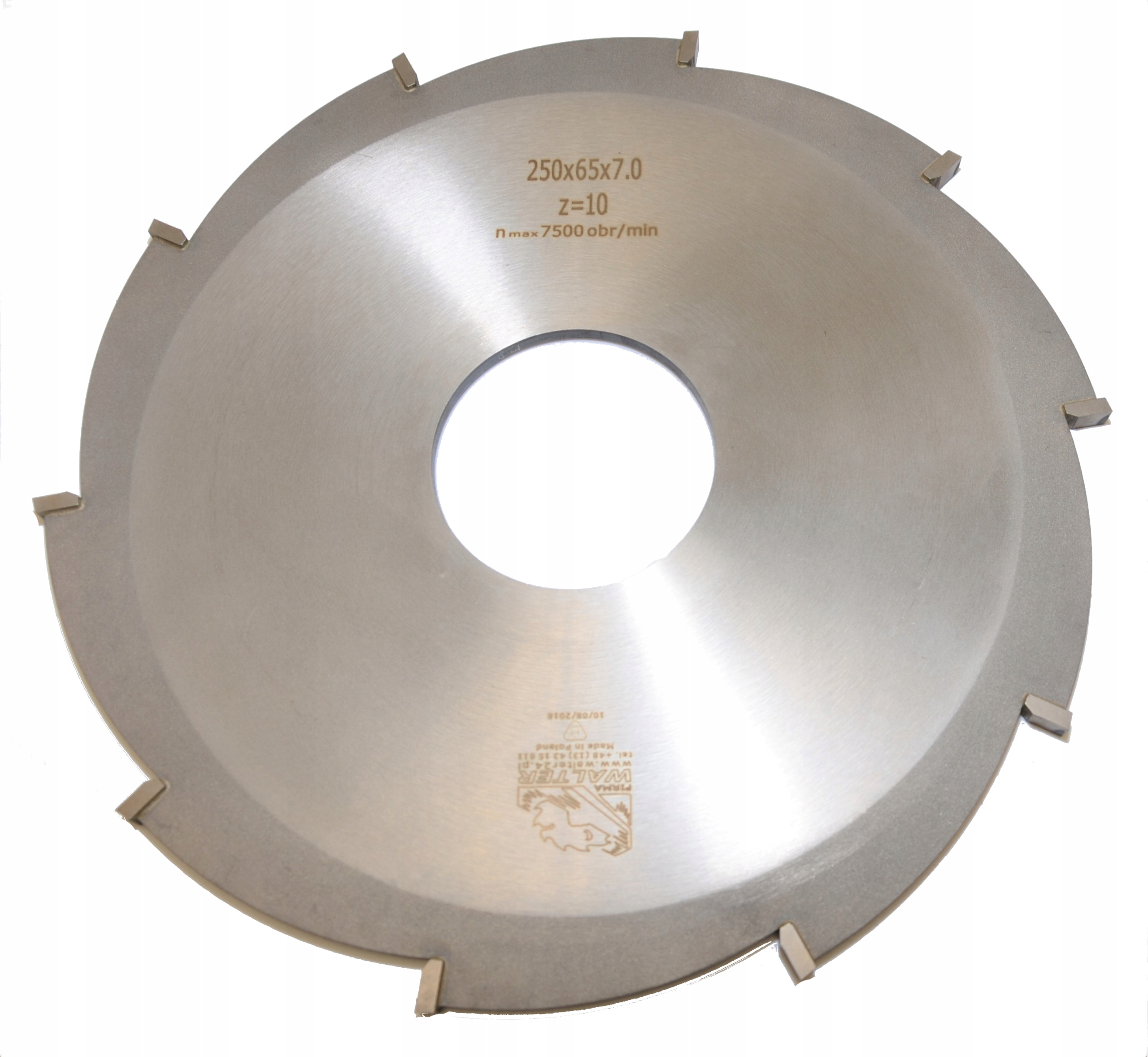 Fréza pro korýtko 250x65x7 z-10 Walter