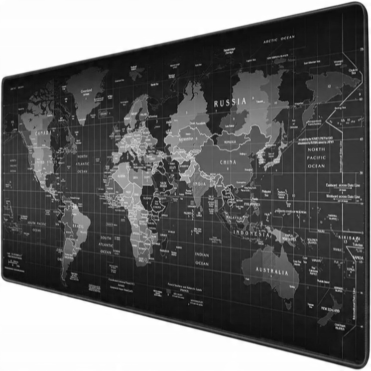 

Duża Podkładka Pod Mysz Mapa Świata Biurowa XXL